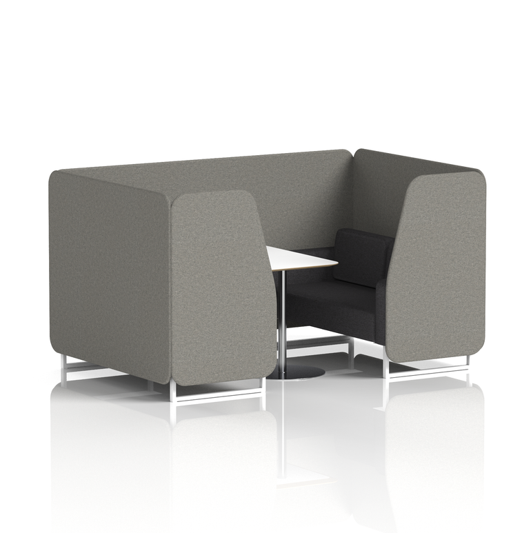 Brixworth Booth With White Table In Two Tone