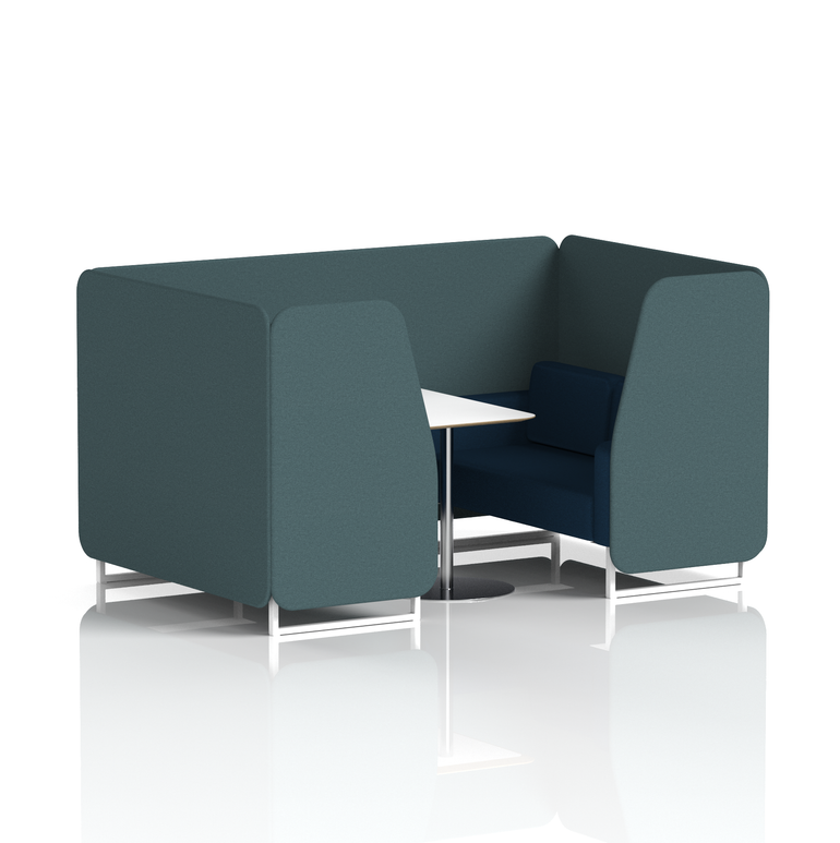 Brixworth Booth With White Table In Two Tone