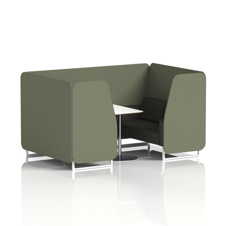 Brixworth Booth With White Table In Two Tone