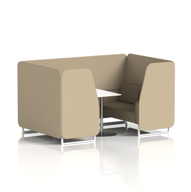 Brixworth Booth With White Table In Two Tone