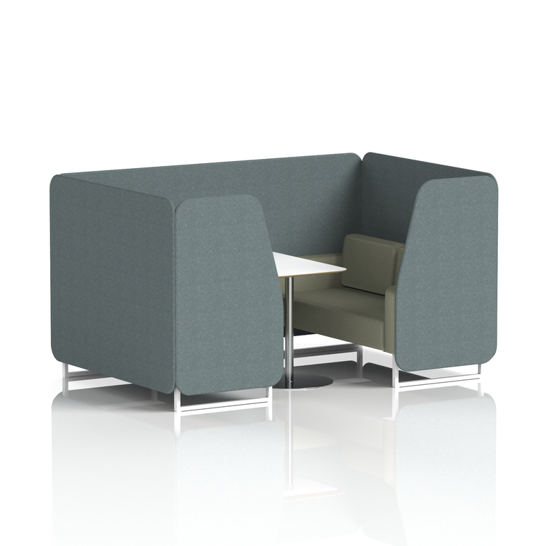 Brixworth Booth With White Table In Two Tone