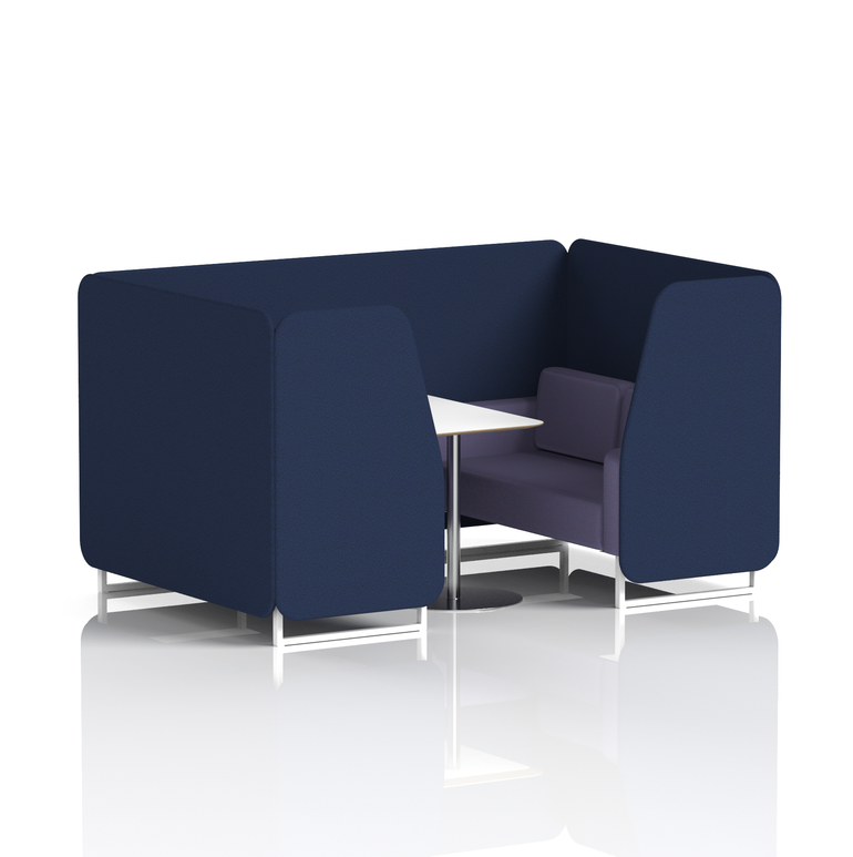 Brixworth Booth With White Table In Two Tone