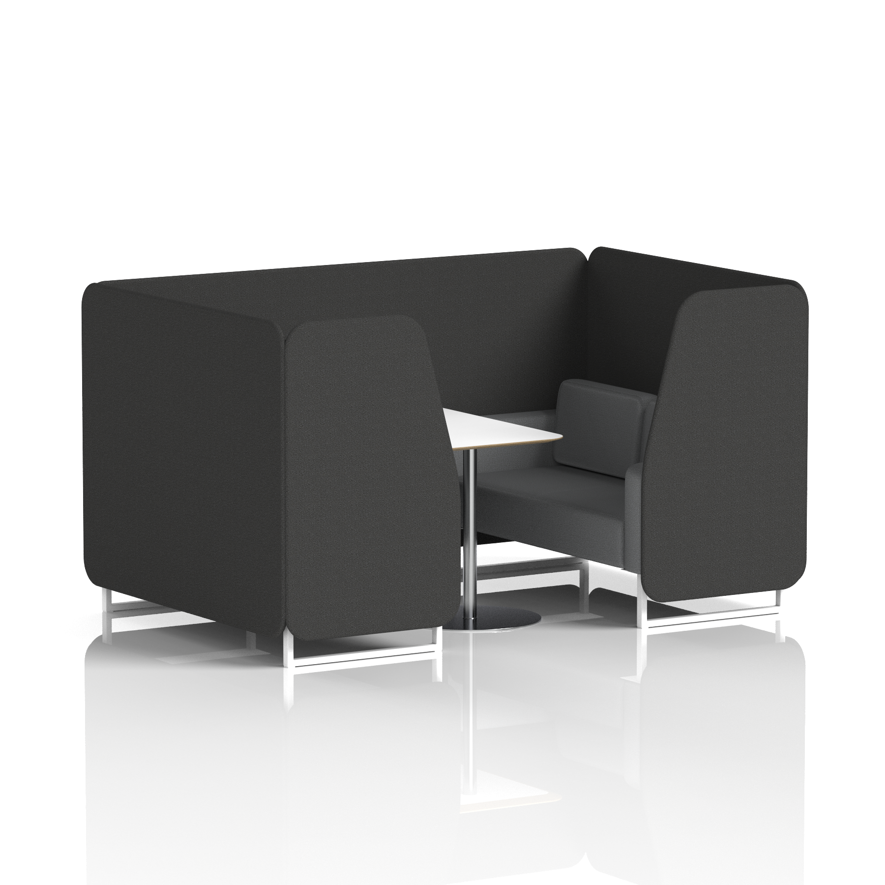 Brixworth Booth With White Table In Two Tone