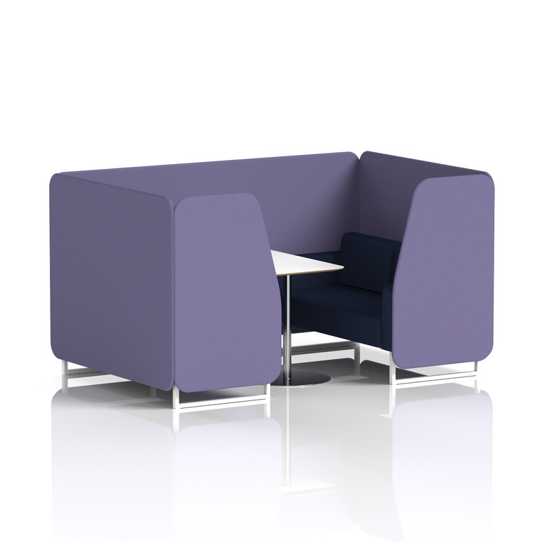 Brixworth Booth With White Table In Two Tone
