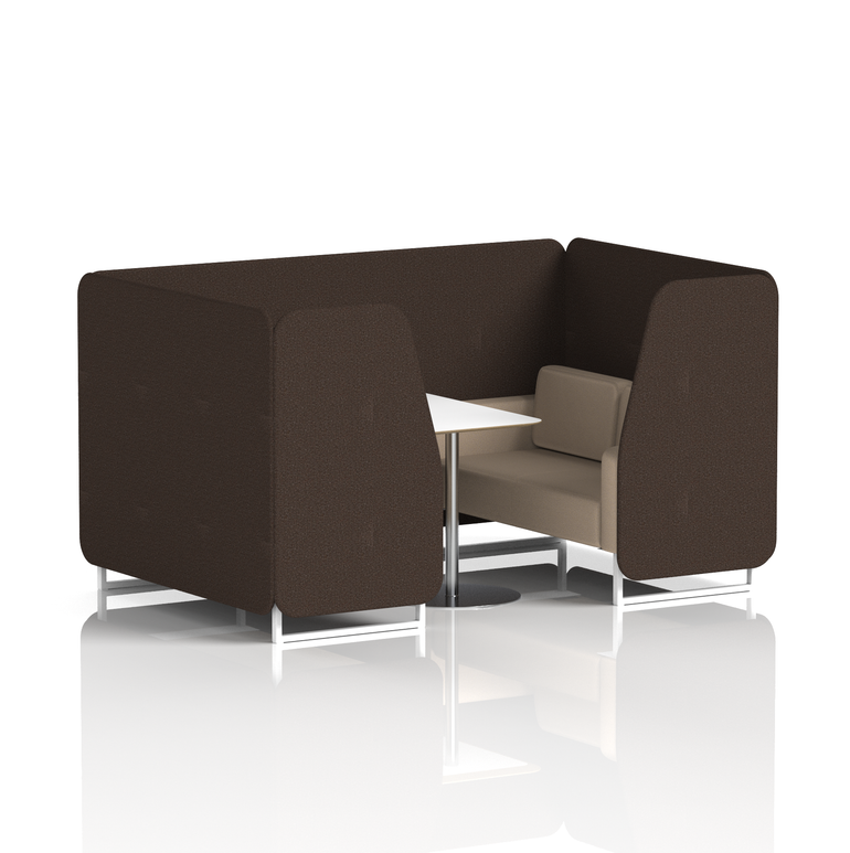 Brixworth Booth With White Table In Two Tone