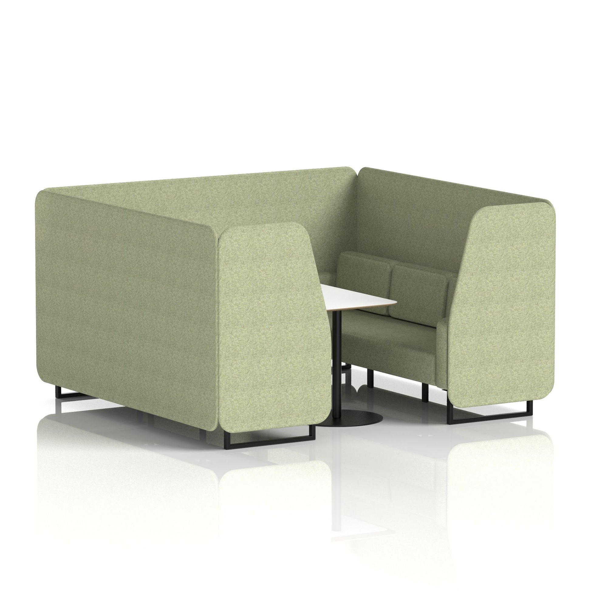Brixworth Booth With White Table In Single Tone