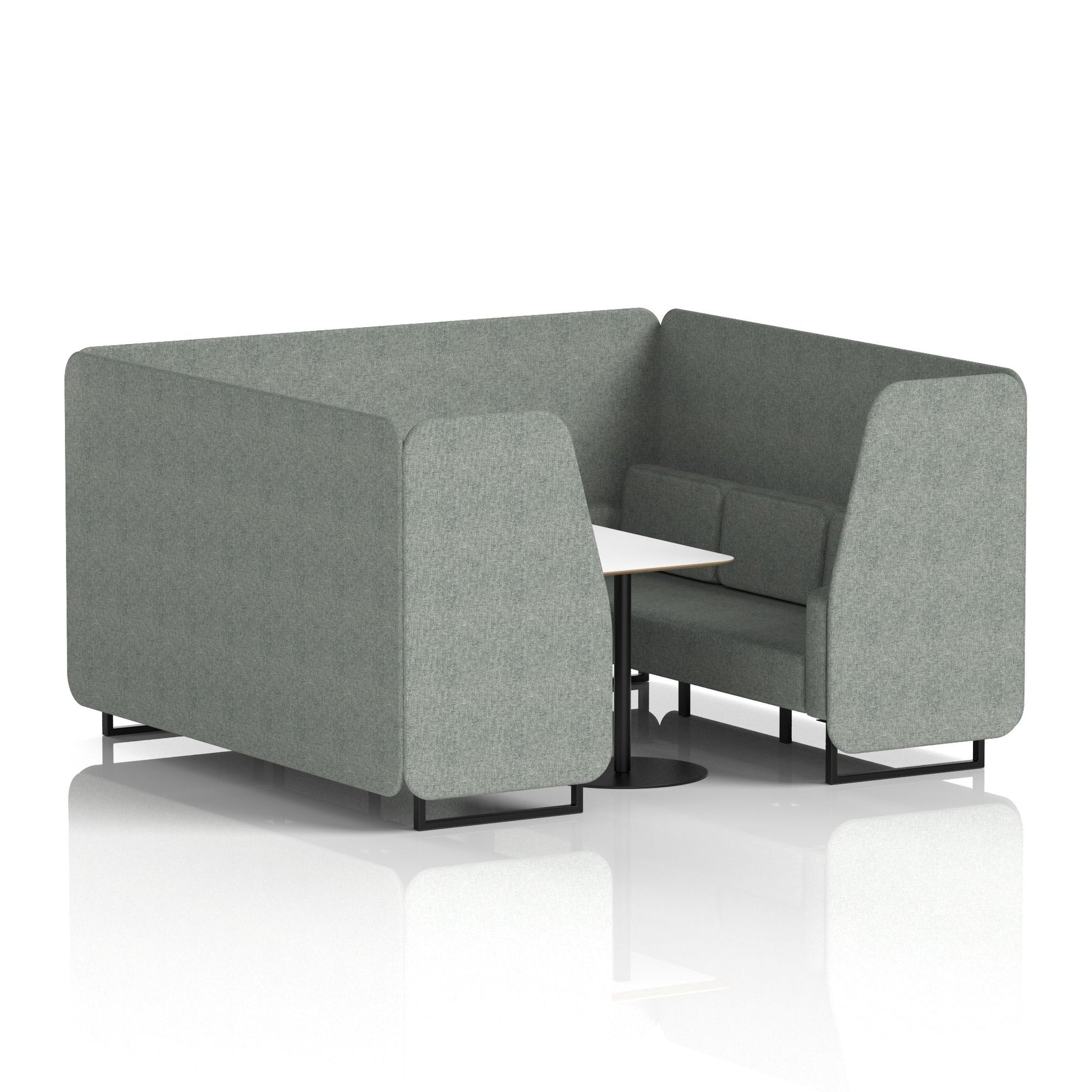 Brixworth Booth With White Table In Single Tone