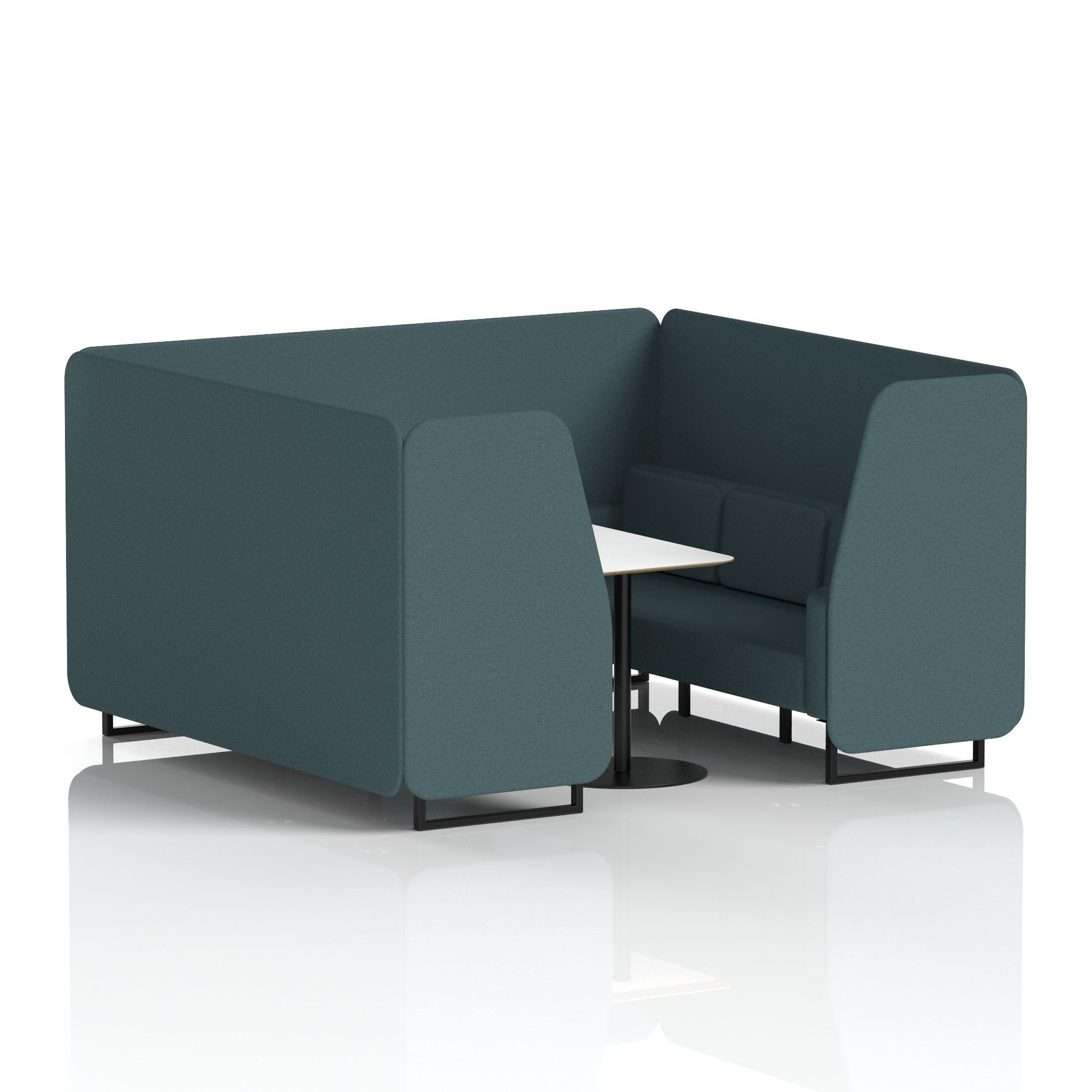 Brixworth Booth With White Table In Single Tone