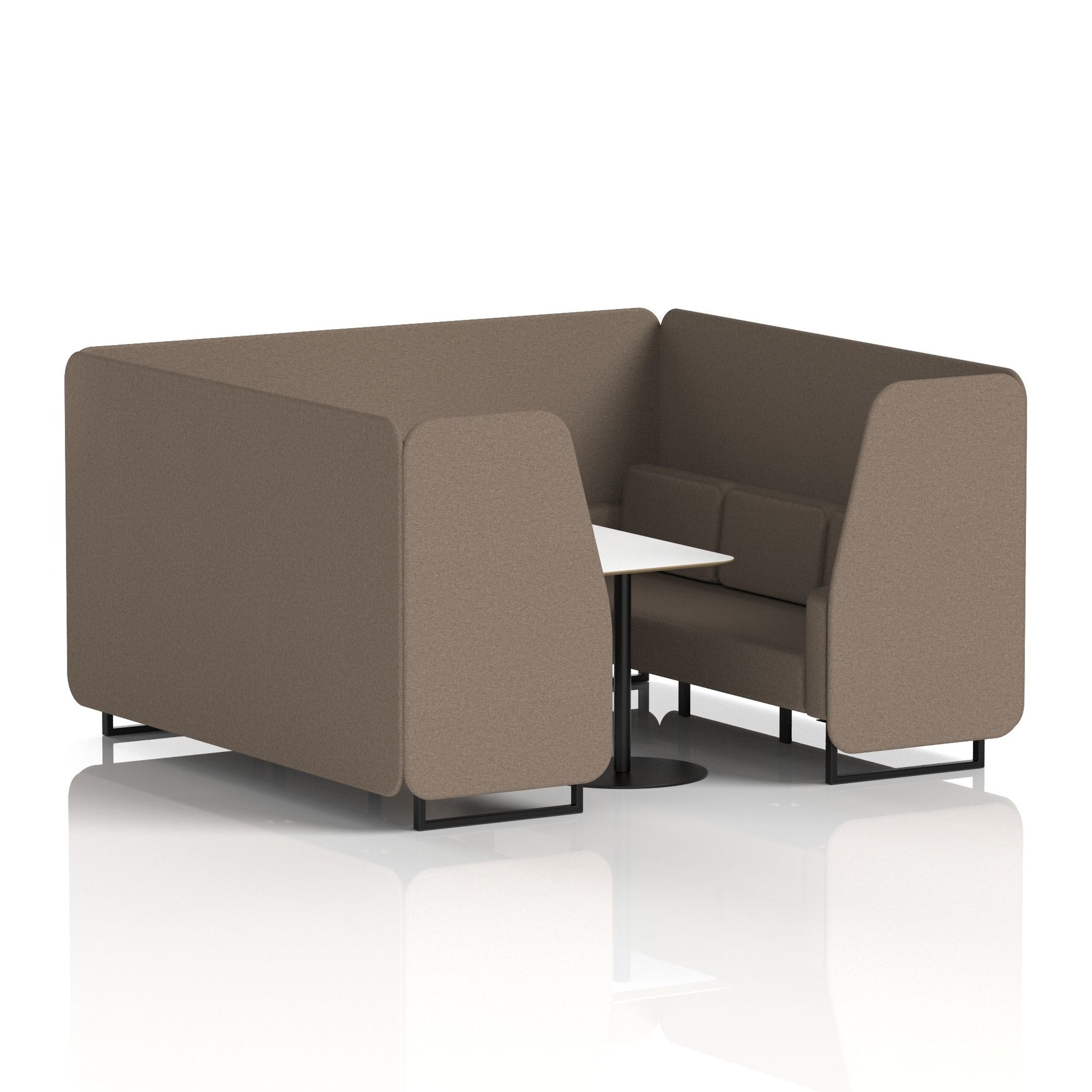 Brixworth Booth With White Table In Single Tone