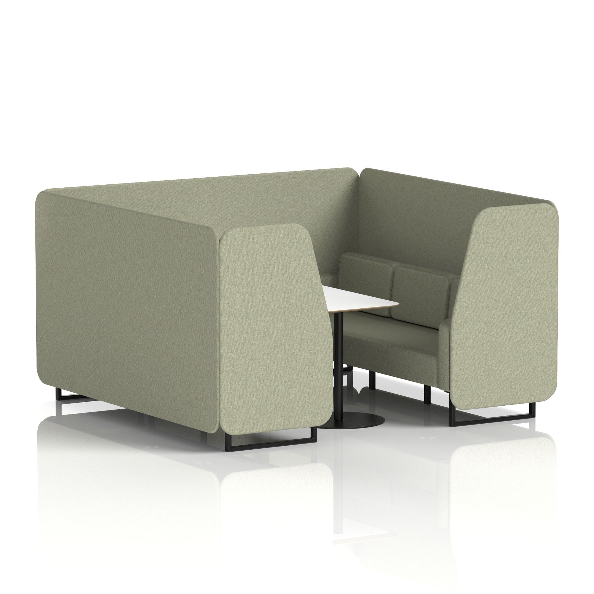 Brixworth Booth With White Table In Single Tone