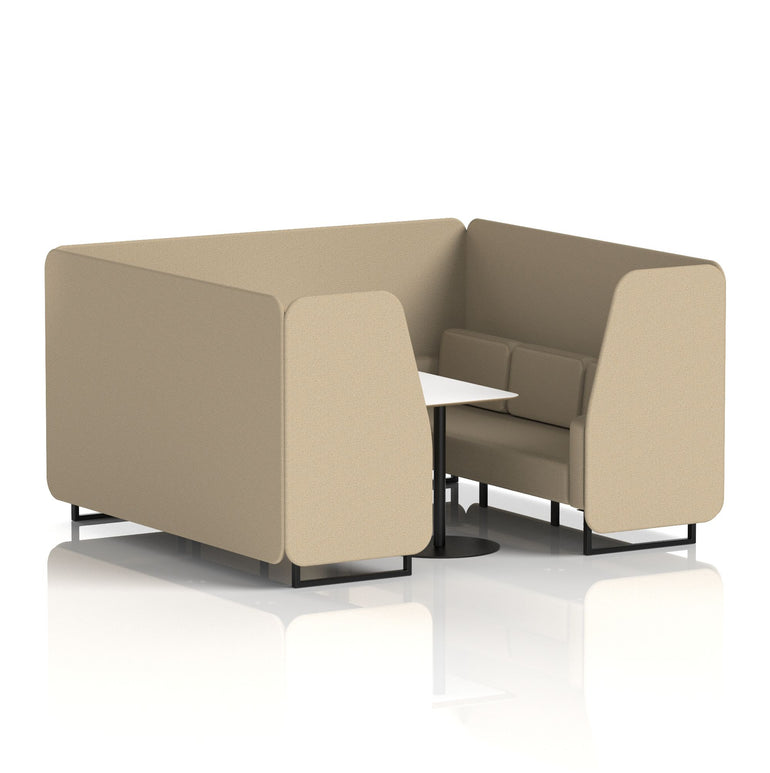 Brixworth Booth With White Table In Single Tone