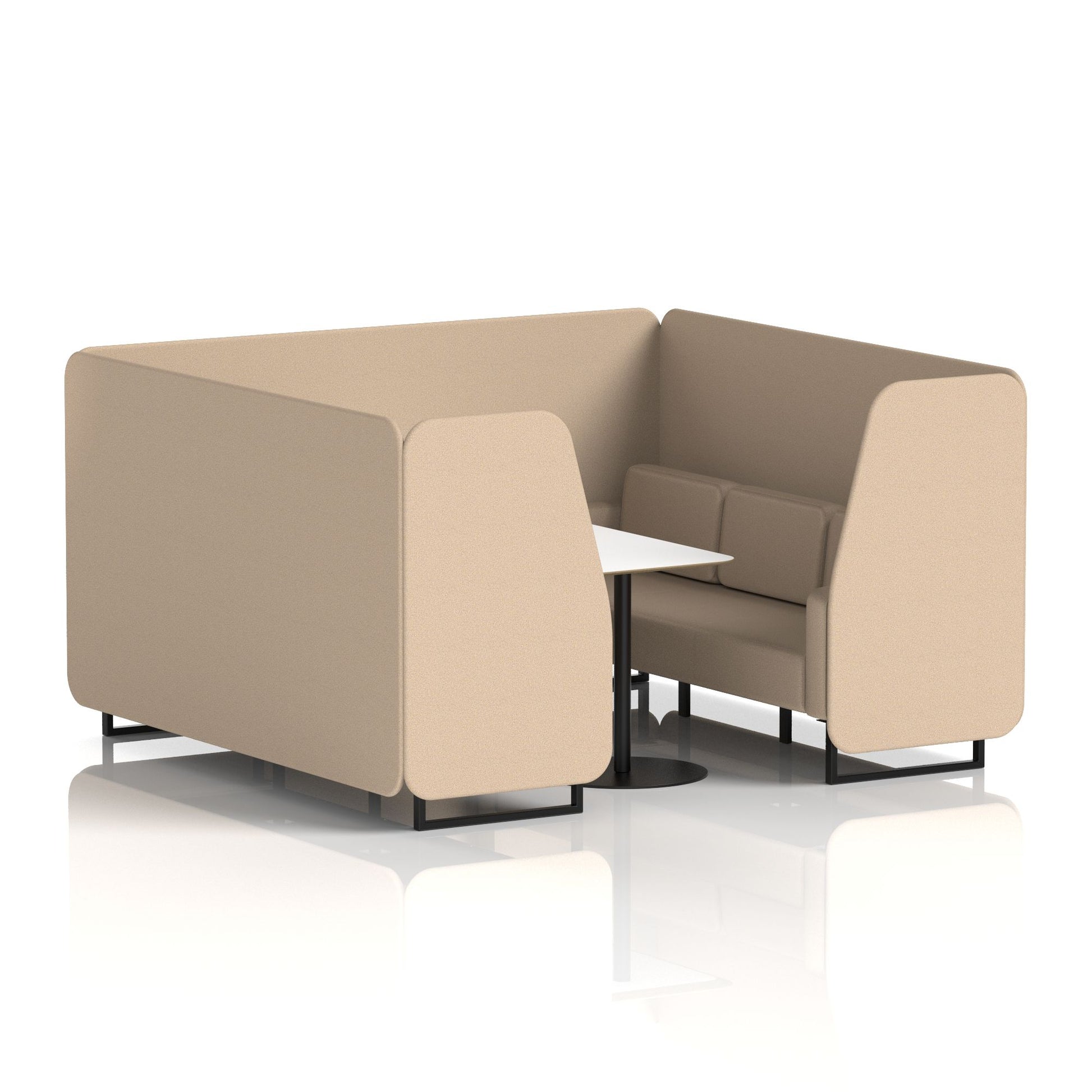 Brixworth Booth With White Table In Single Tone