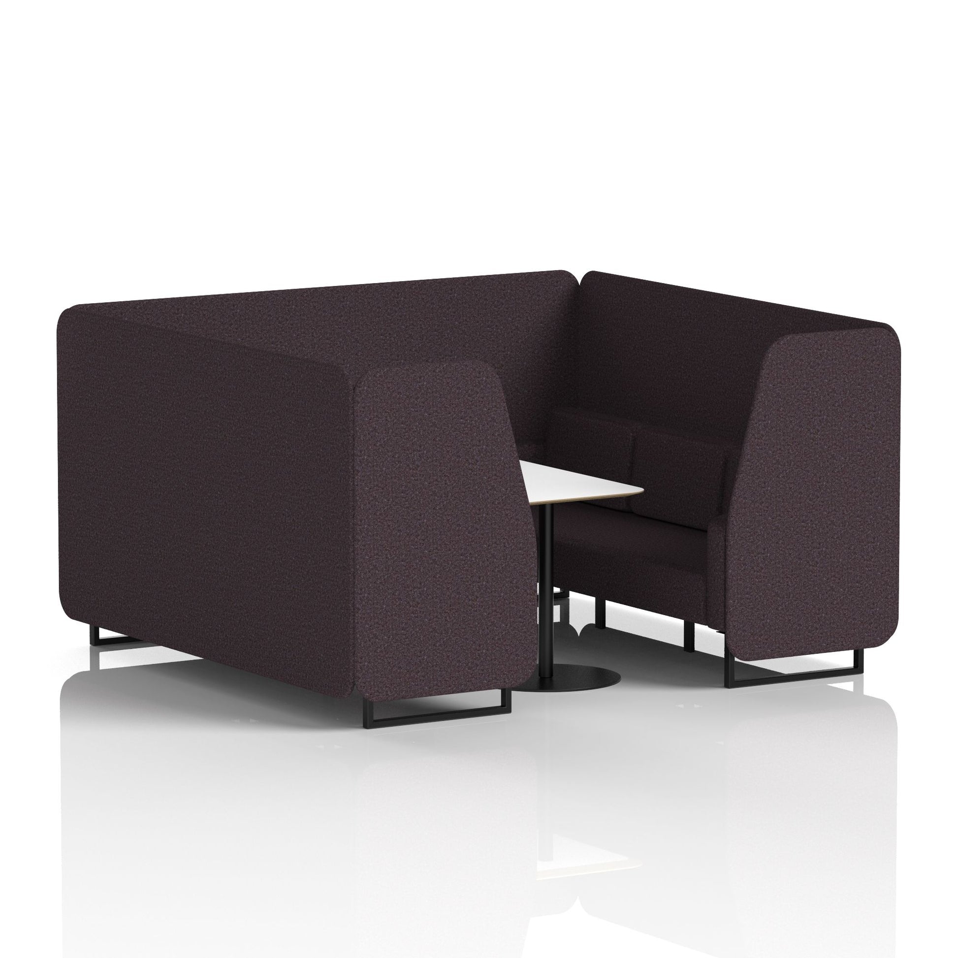 Brixworth Booth With White Table In Single Tone