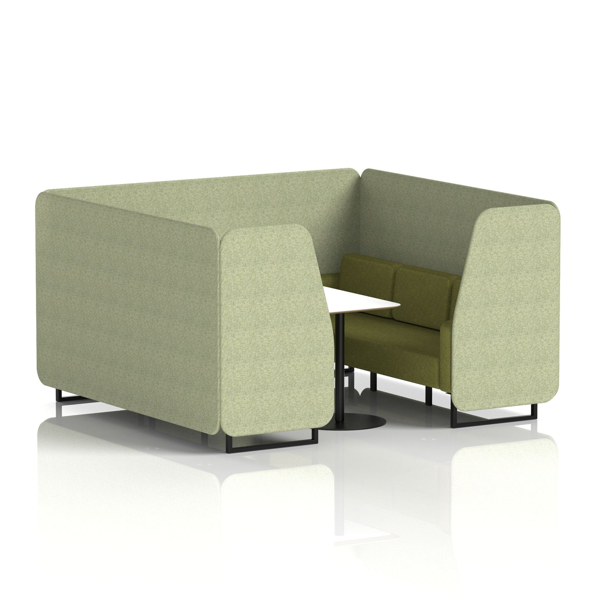 Brixworth Booth With White Table In Two Tone