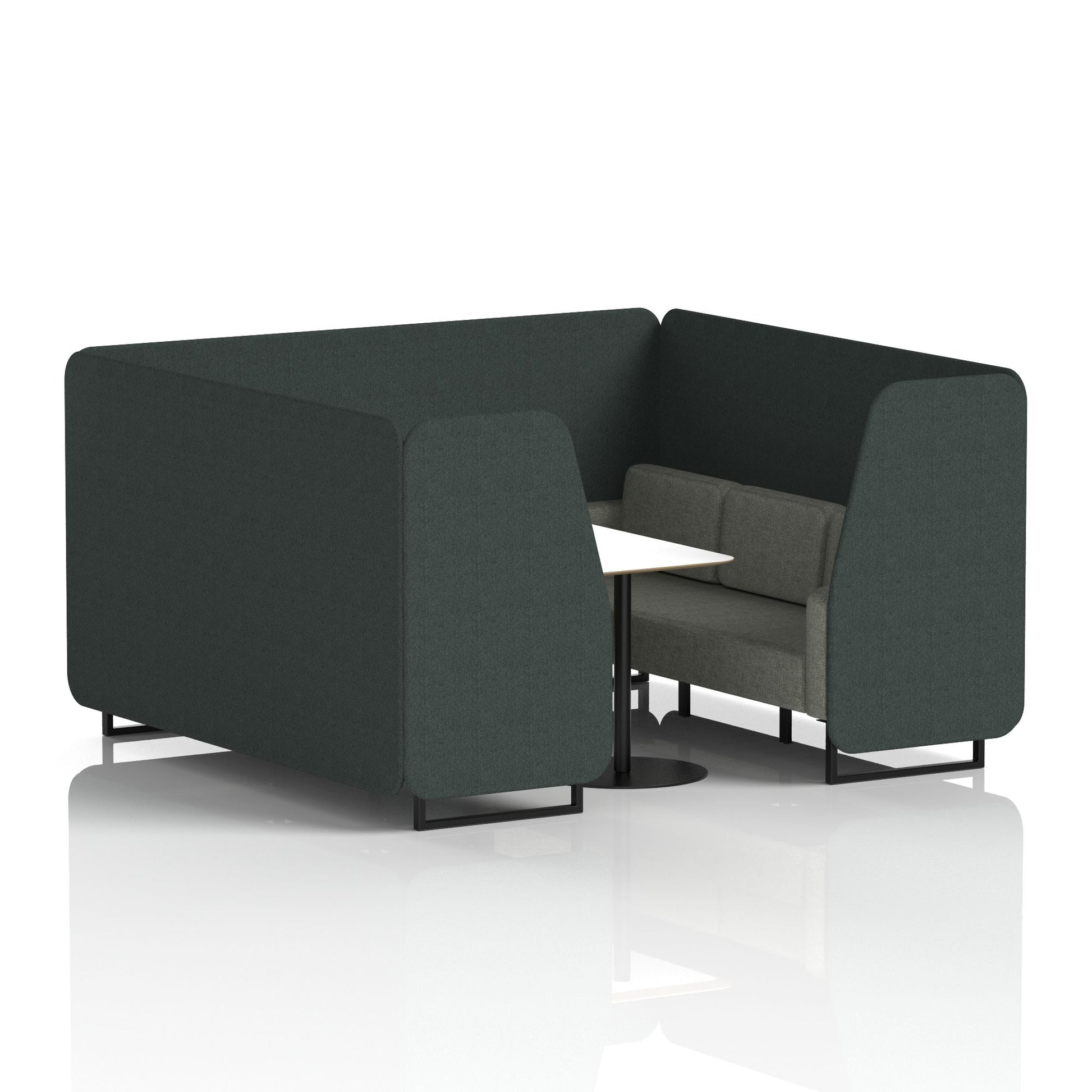 Brixworth Booth With White Table In Two Tone