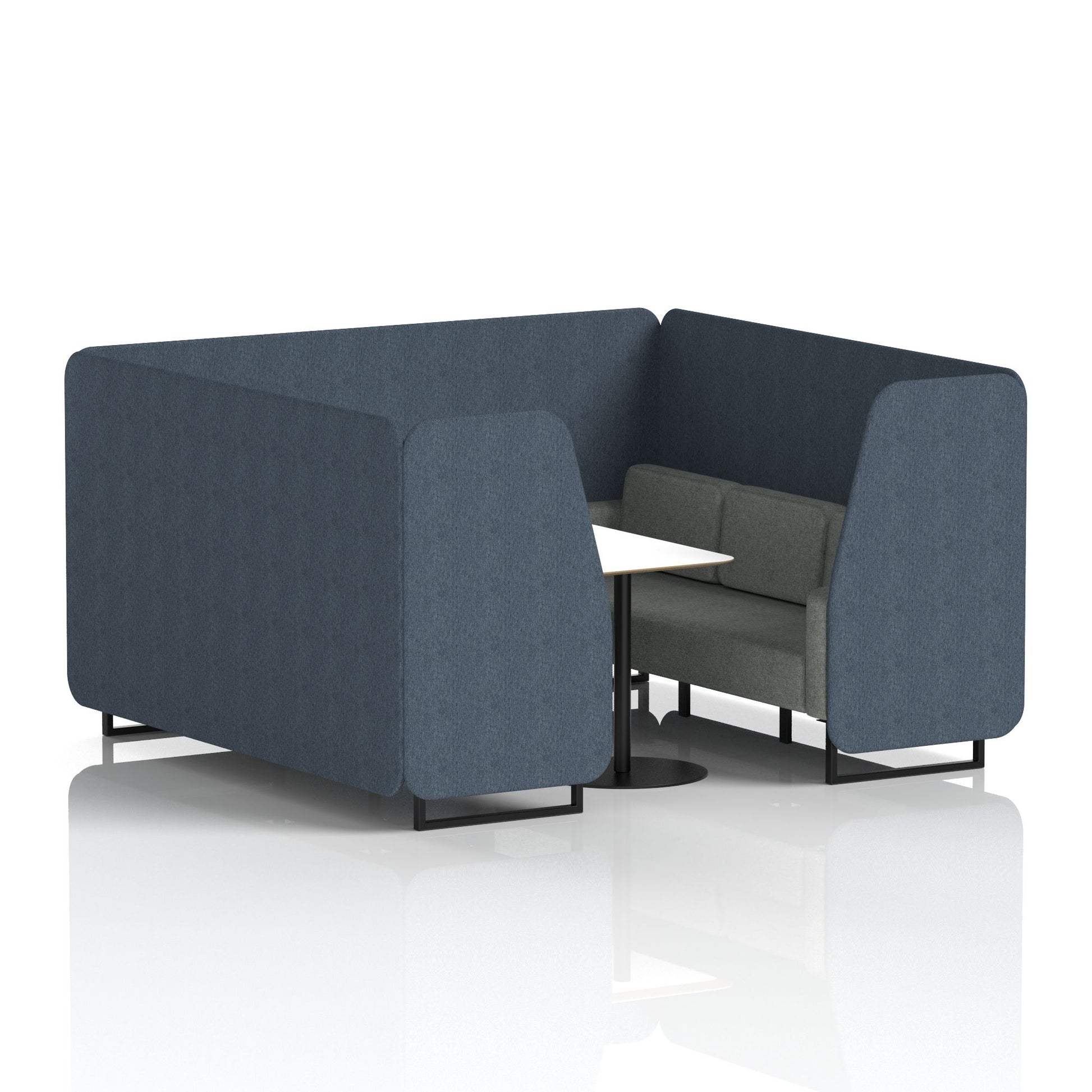 Brixworth Booth With White Table In Two Tone