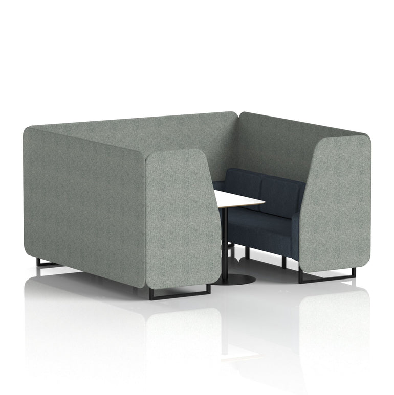 Brixworth Booth With White Table In Two Tone