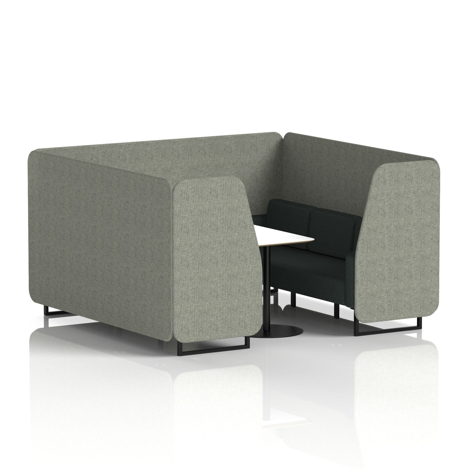 Brixworth Booth With White Table In Two Tone