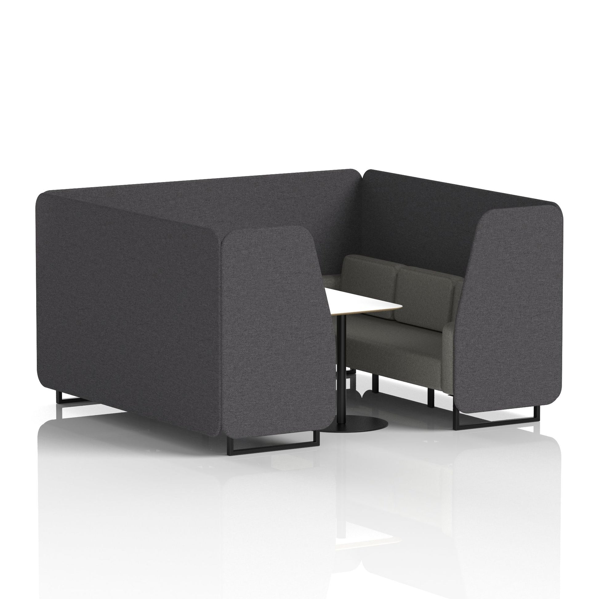 Brixworth Booth With White Table In Two Tone