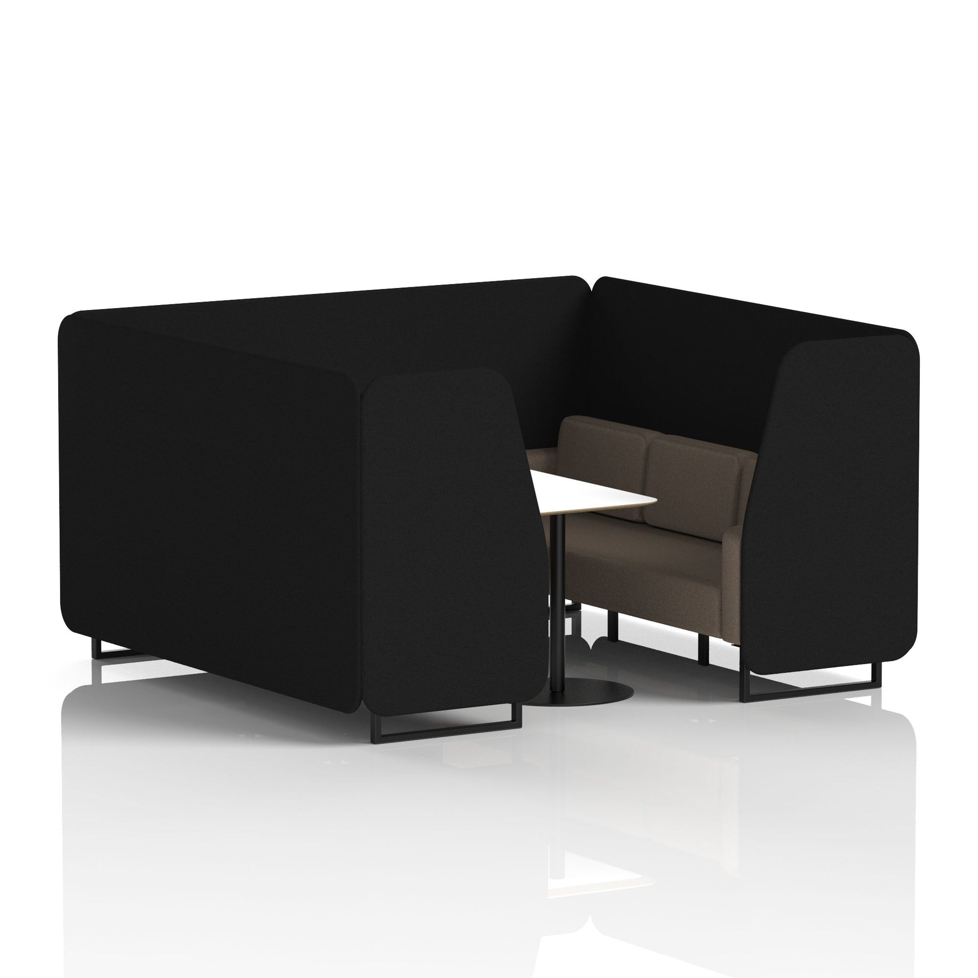 Brixworth Booth With White Table In Two Tone