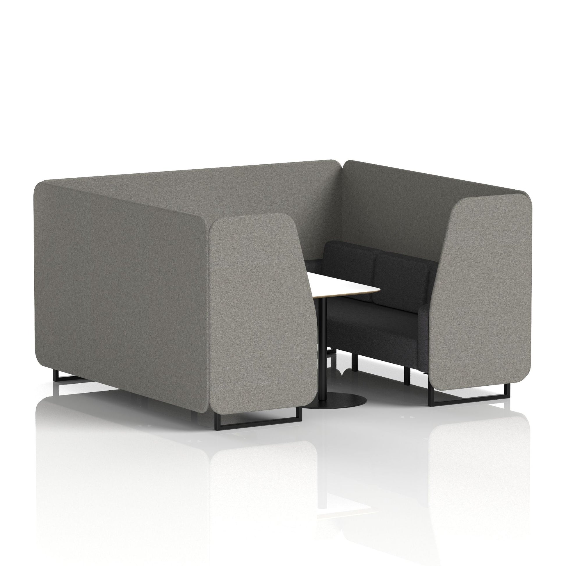 Brixworth Booth With White Table In Two Tone