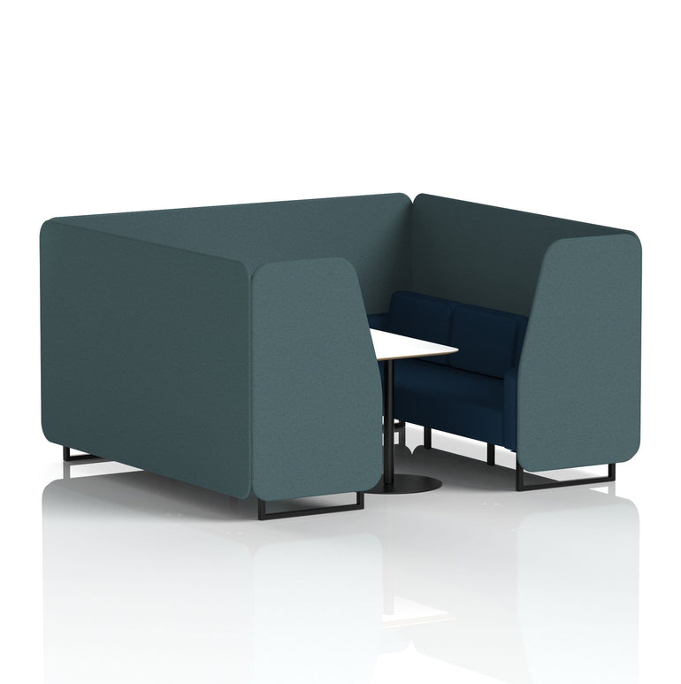 Brixworth Booth With White Table In Two Tone