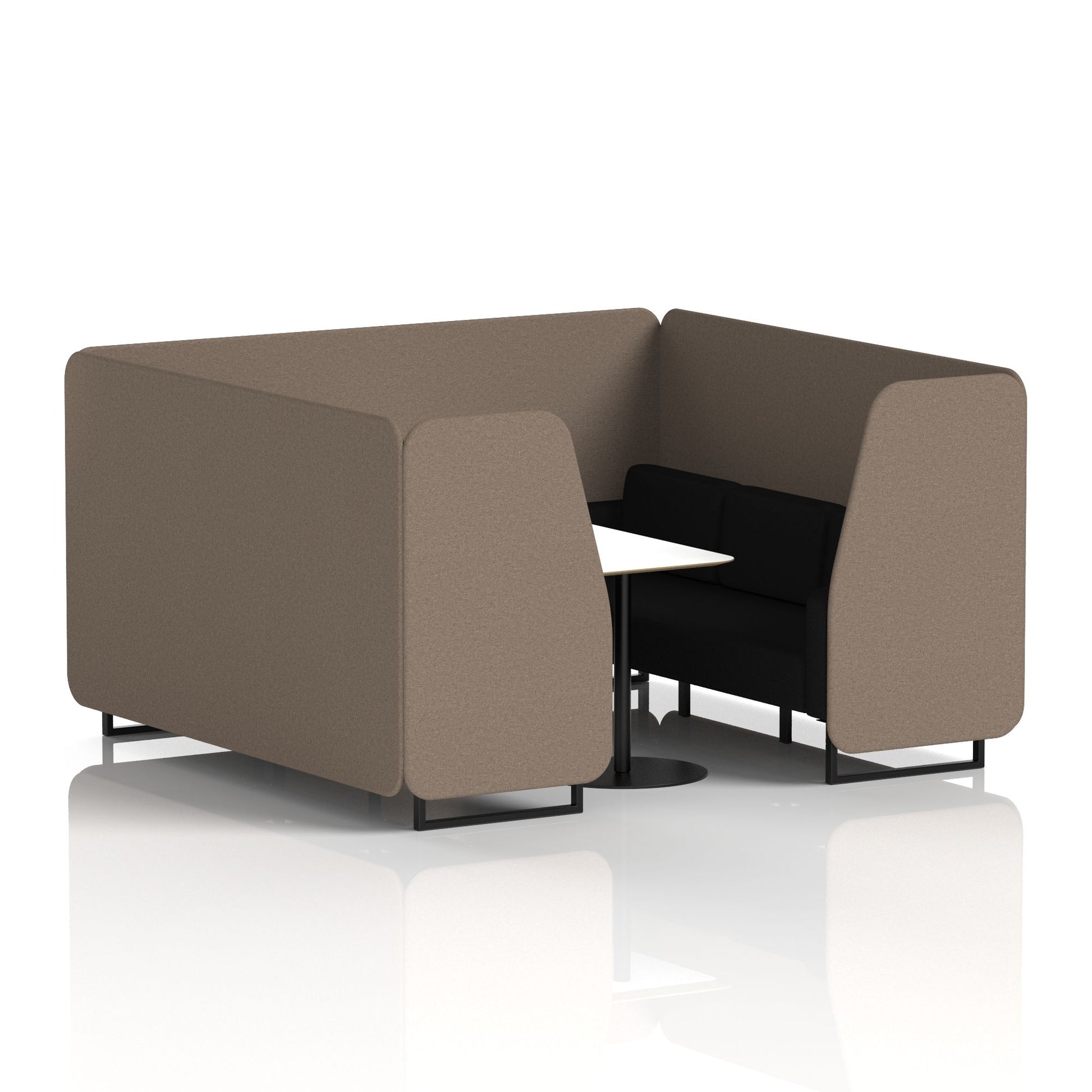 Brixworth Booth With White Table In Two Tone