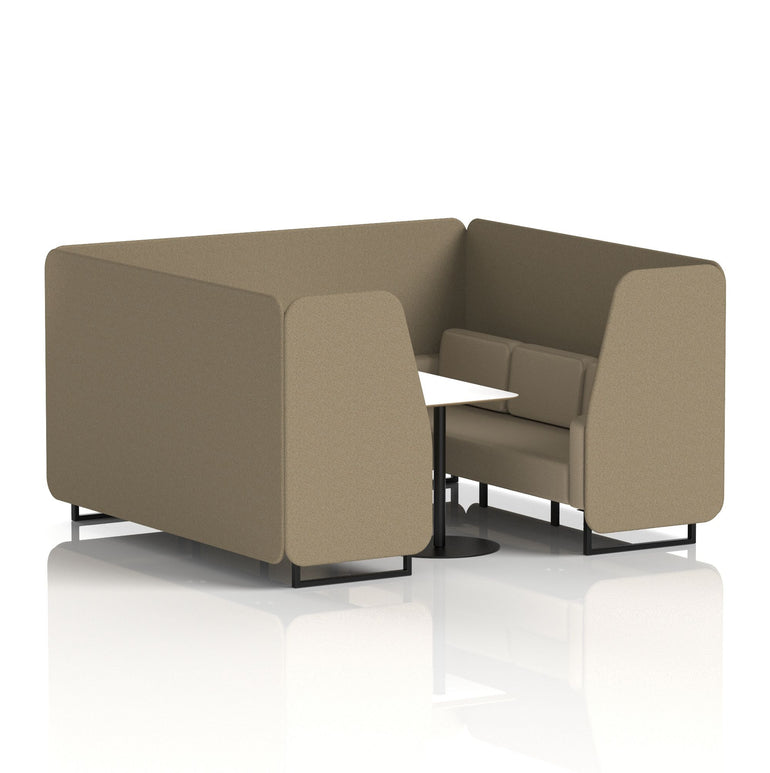 Brixworth Booth With White Table In Two Tone