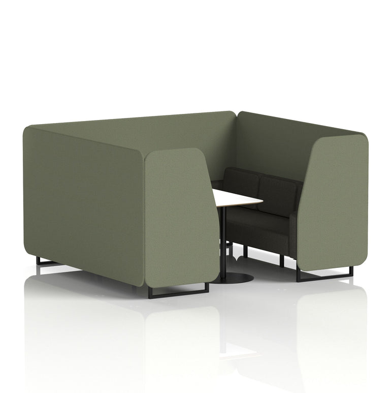 Brixworth Booth With White Table In Two Tone