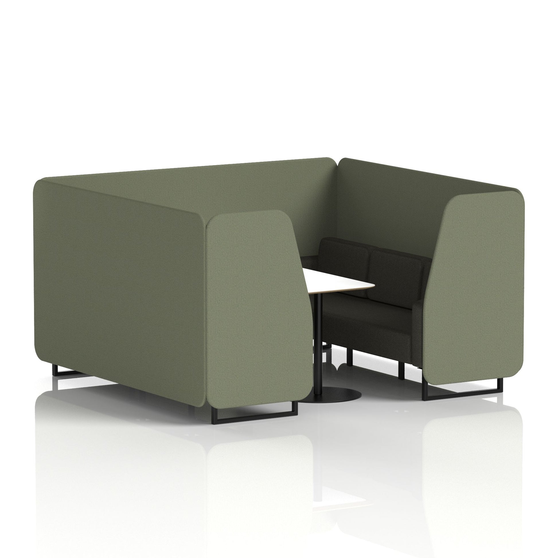 Brixworth Booth With White Table In Two Tone
