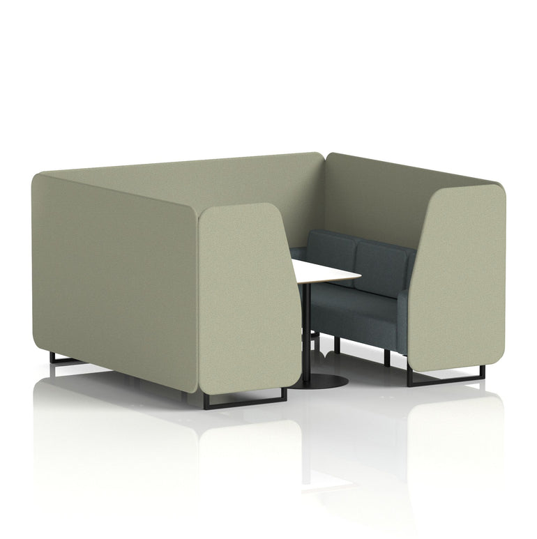Brixworth Booth With White Table In Two Tone