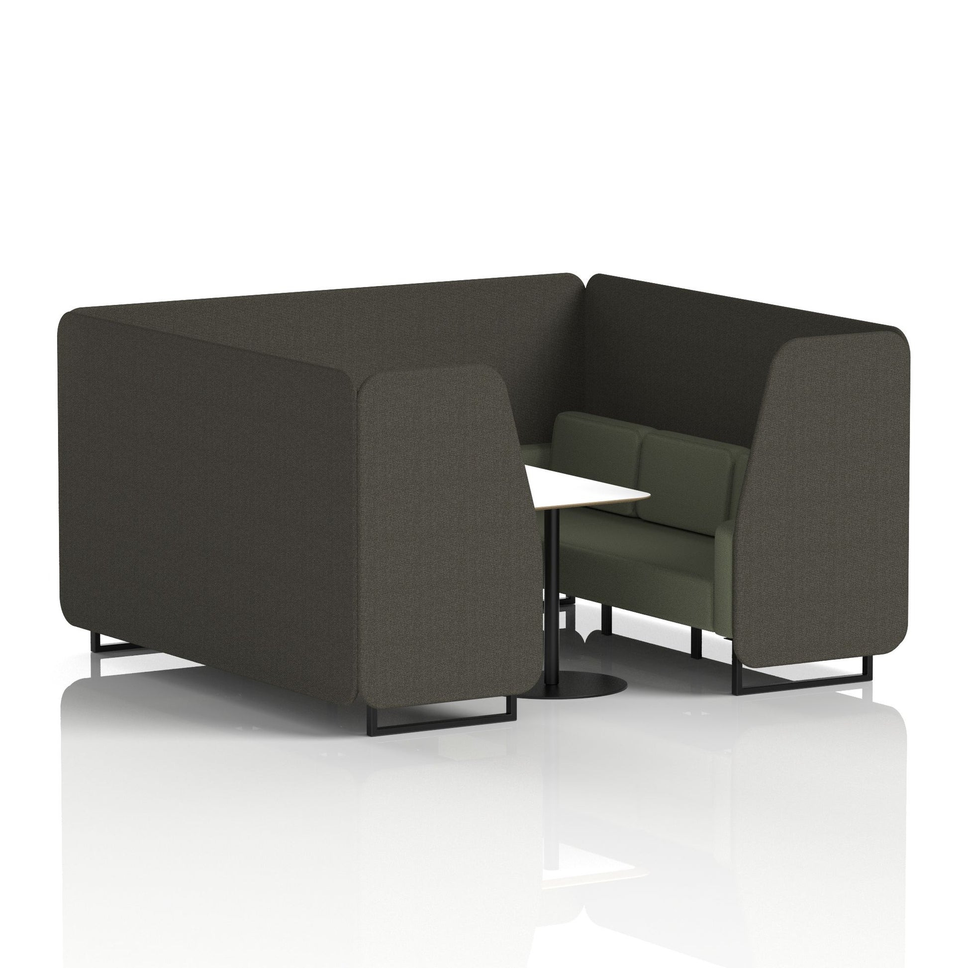 Brixworth Booth With White Table In Two Tone