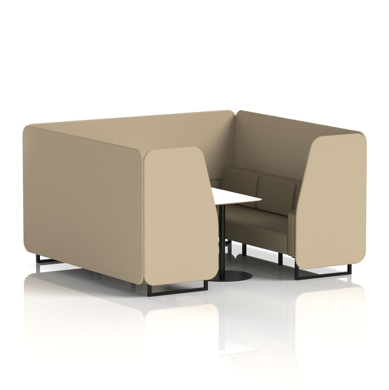Brixworth Booth With White Table In Two Tone