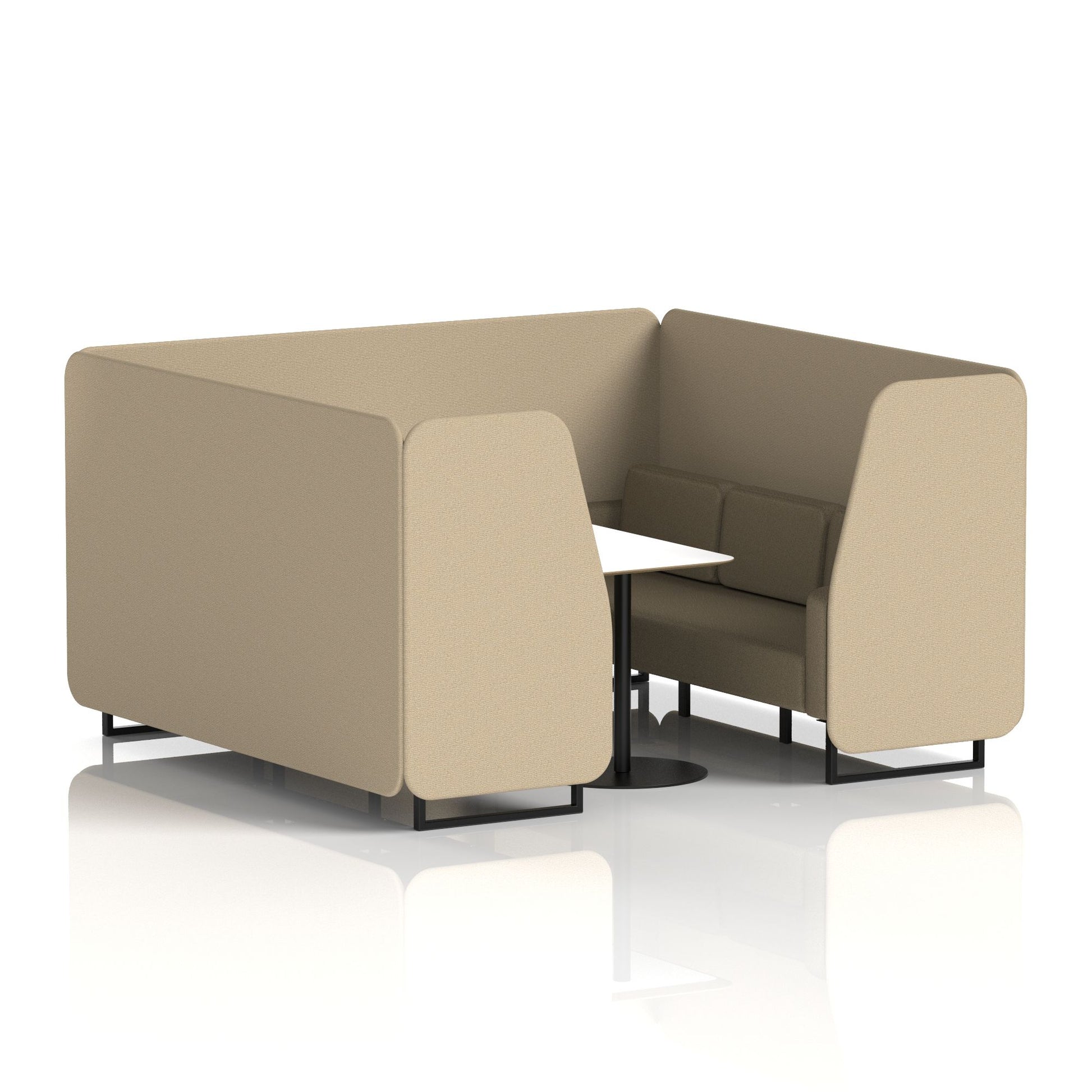 Brixworth Booth With White Table In Two Tone
