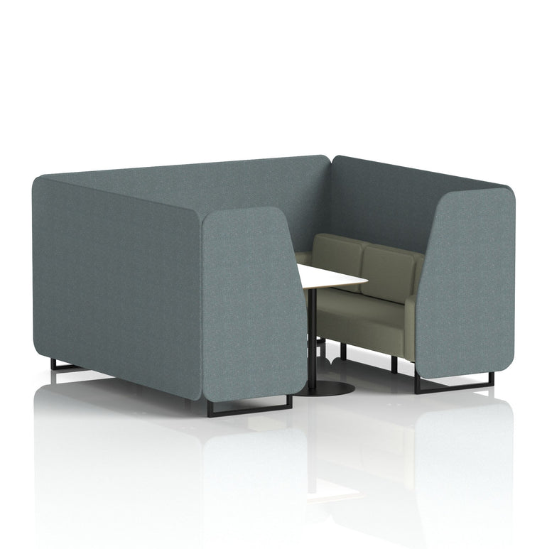 Brixworth Booth With White Table In Two Tone