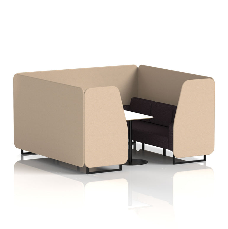 Brixworth Booth With White Table In Two Tone