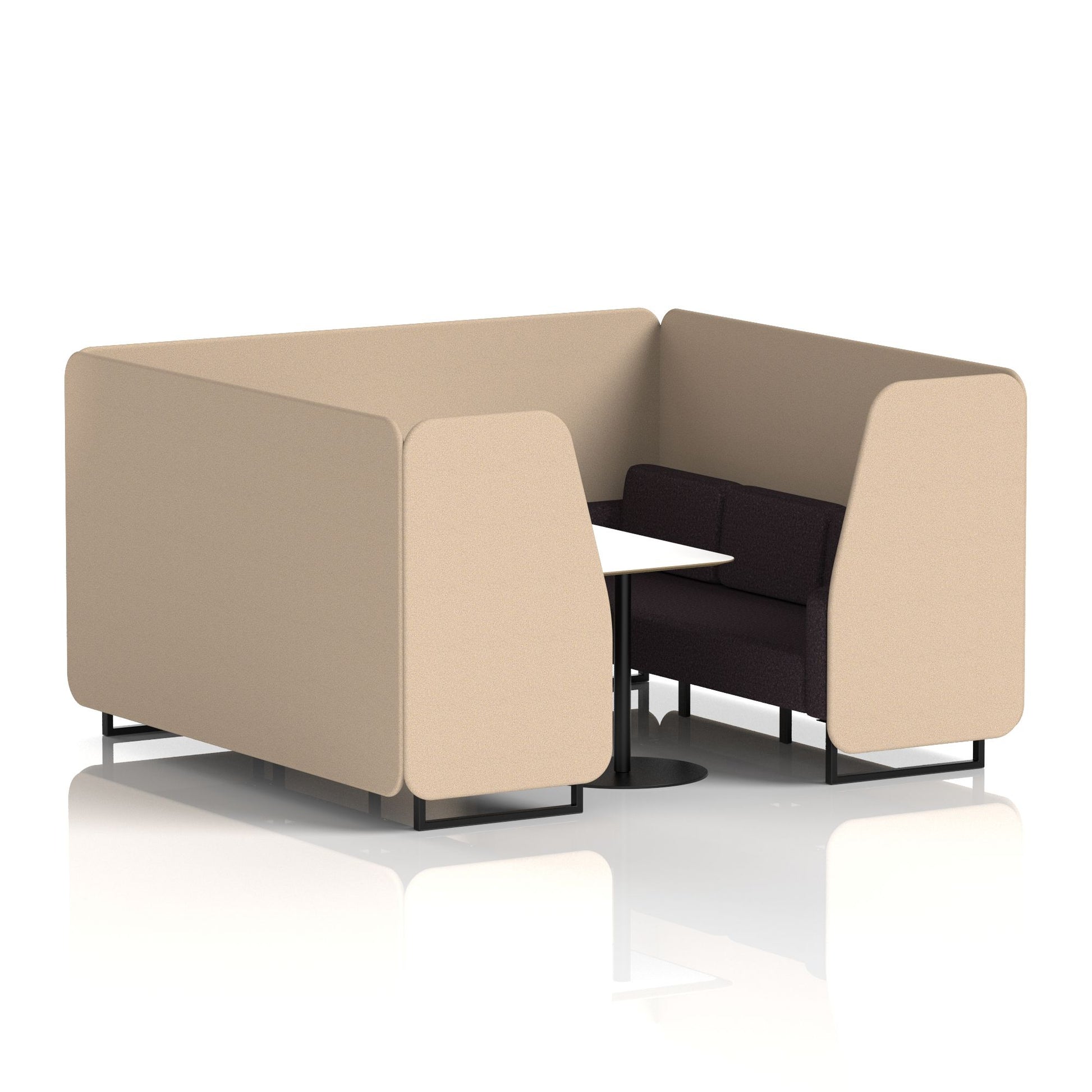 Brixworth Booth With White Table In Two Tone