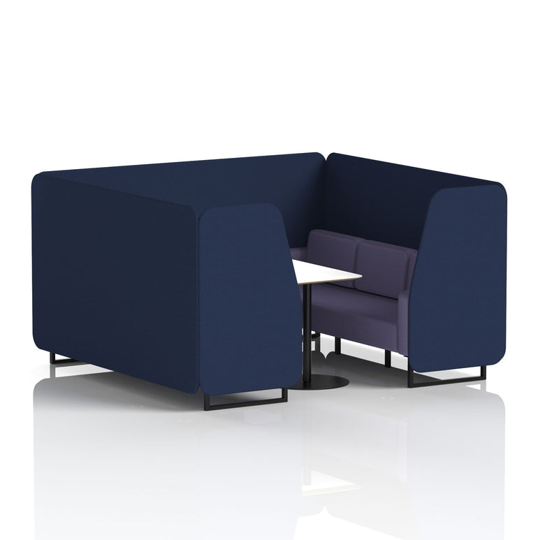 Brixworth Booth With White Table In Two Tone