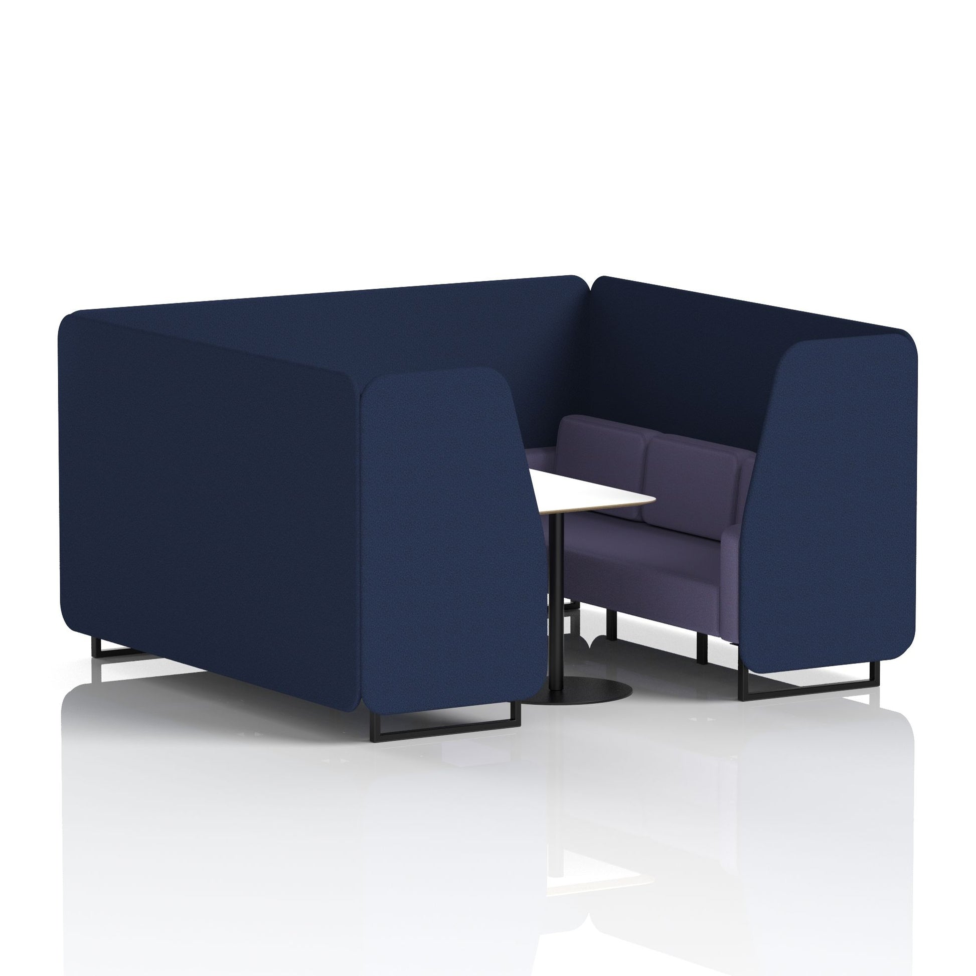 Brixworth Booth With White Table In Two Tone