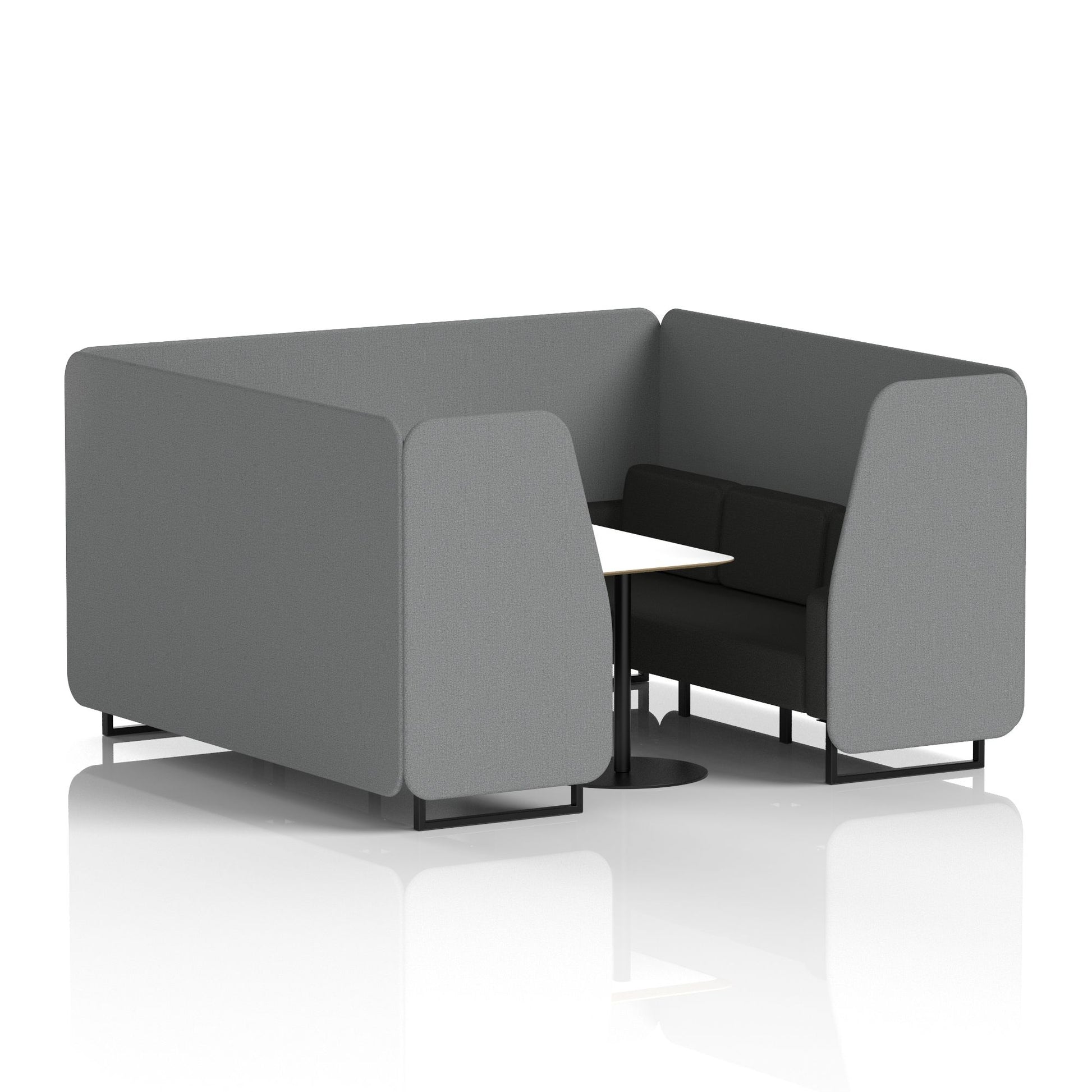 Brixworth Booth With White Table In Two Tone