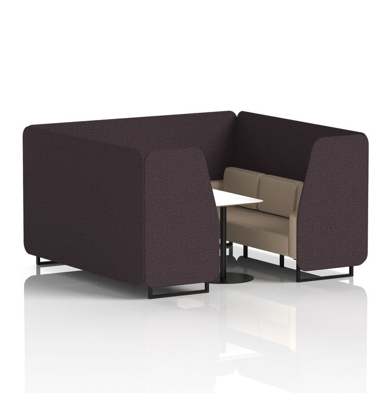Brixworth Booth With White Table In Two Tone