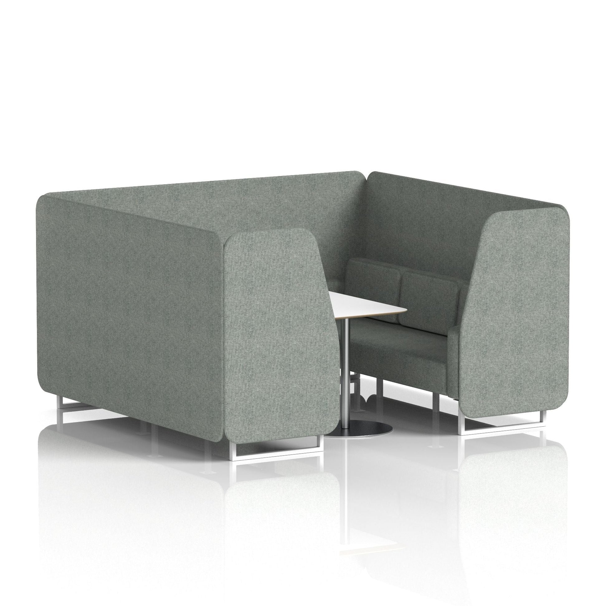 Brixworth Booth With White Table In Single Tone