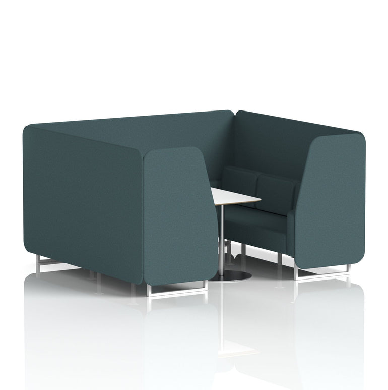 Brixworth Booth With White Table In Single Tone