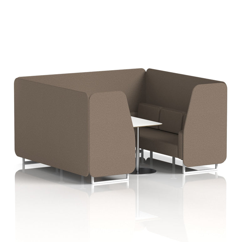 Brixworth Booth With White Table In Single Tone