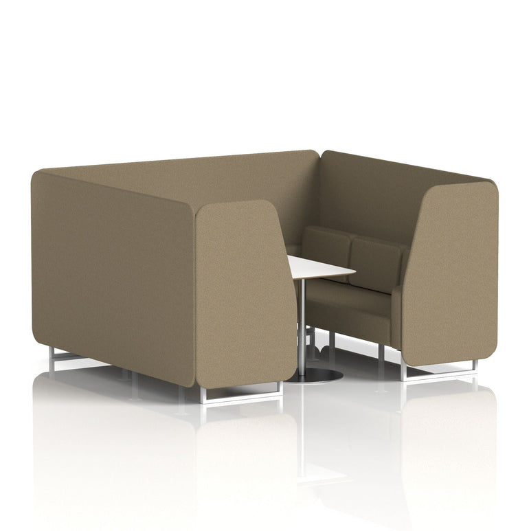Brixworth Booth With White Table In Single Tone