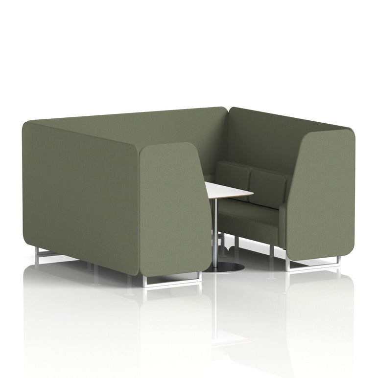 Brixworth Booth With White Table In Single Tone