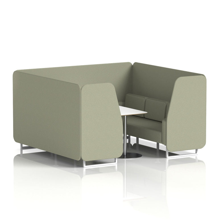 Brixworth Booth With White Table In Single Tone