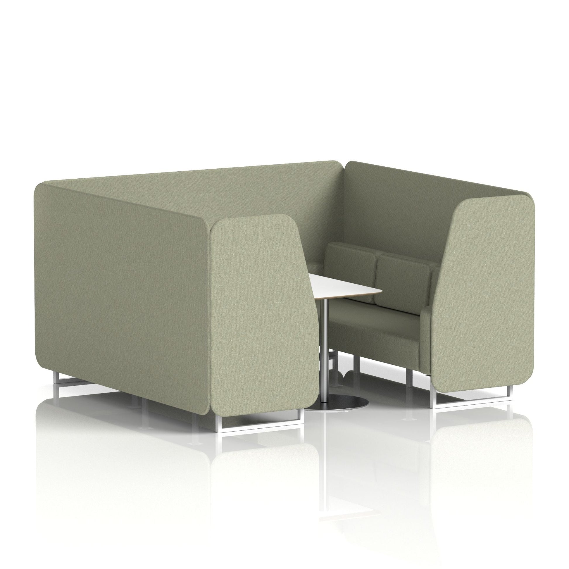 Brixworth Booth With White Table In Single Tone