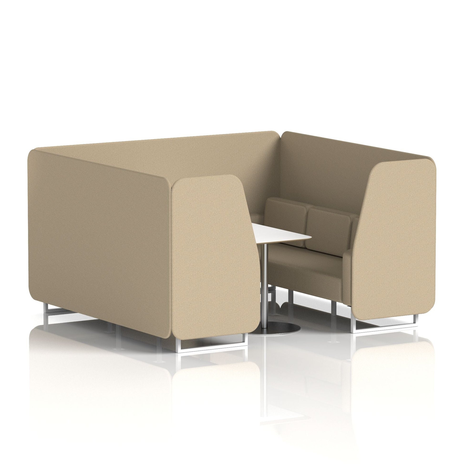 Brixworth Booth With White Table In Single Tone