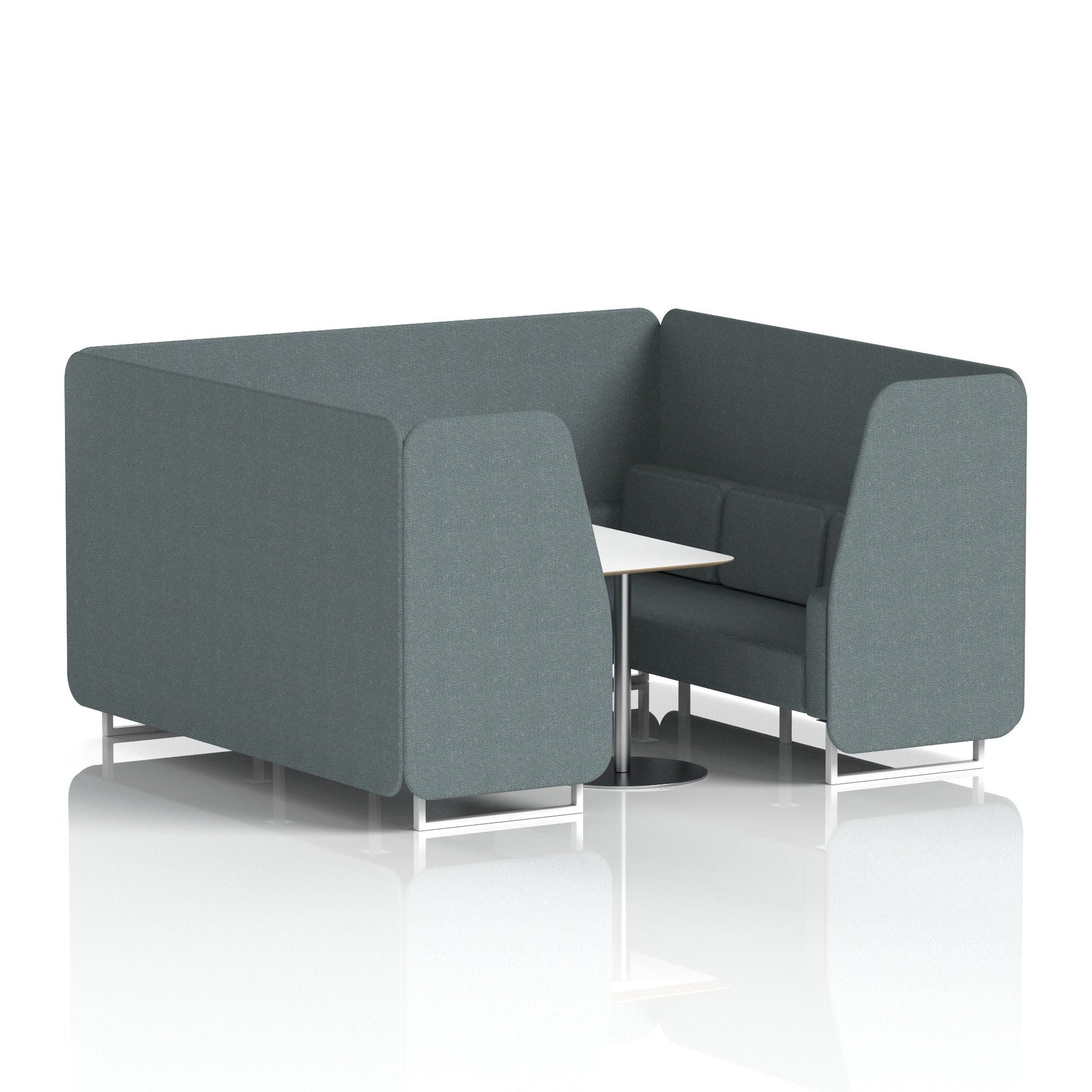 Brixworth Booth With White Table In Single Tone
